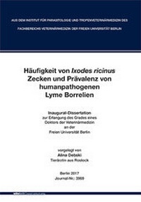 Abbildung von: Häufigkeit von Ixodes ricinus Zecken und Prävalenz von humanpathogenen Lyme Borrelien - Mensch & Buch