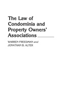 Bild: The Law of Condominia and Property Owners' Associations - Praeger Publishers Inc