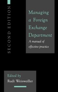 Cover: Managing a Foreign Exchange Department - Praeger Publishers Inc