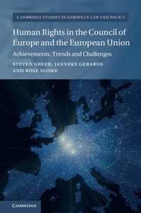 Enlarge image Cover: Human Rights in the Council of Europe and the European Union - Cambridge University Press