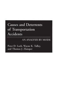 Abbildung von: Causes and Deterrents of Transportation Accidents - Praeger Publishers Inc