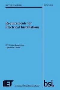 Abbildung von: Requirements for Electrical Installations, IET Wiring Regulations, Eighteenth Edition, BS 7671:2018 - Institution of Engineering and Technology