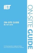 Cover: On-Site Guide (BS 7671:2018) - Institution of Engineering and Technology