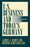 Cover: U.S. Business and Today's Germany - Praeger Publishers Inc