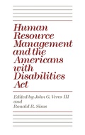 Cover: Human Resource Management and the Americans with Disabilities Act - Praeger Publishers Inc