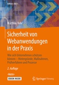 Cover: Sicherheit von Webanwendungen in der Praxis - Springer Vieweg