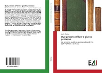 Abbildung von: Due process of law e giusto processo - Edizioni Accademiche Italiane