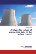 Cover: Analysis for failure of pressurized tube in the nuclear reactor - LAP Lambert Academic Publishing