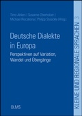 Cover: Deutsche Dialekte in Europa - Georg Olms Verlag