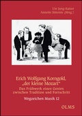 Cover: Erich Wolfgang Korngold, "der kleine Mozart" - Georg Olms Verlag