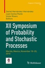 Cover: XII Symposium of Probability and Stochastic Processes - Birkhäuser