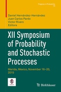 Cover: XII Symposium of Probability and Stochastic Processes - Birkh&auml;user