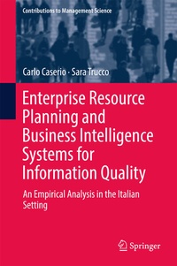 Abbildung von: Enterprise Resource Planning and Business Intelligence Systems for Information Quality - Springer