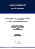 Cover: Epidemiology of Ticks and Tick-borne Pathogens in the Semi-arid and the Arid Agro-ecological Zones in Pakistan - Mensch & Buch