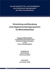 Abbildung von: Entwicklung und Erprobung eines Hygienemonitoringprogramms für Milchviehbetriebe - Mensch & Buch