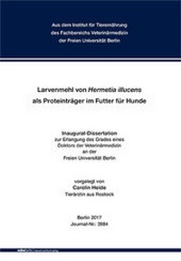 Abbildung von: Larvenmehl von Hermetia illucens als Proteinträger im Futter für Hunde - Mensch & Buch