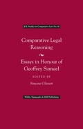 Cover: Comparative Legal Reasoning: Essays in Honour of Geoffrey Samuel - Wildy, Simmonds and Hill Publishing