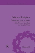 Cover: Exile and Religious Identity, 1500-1800 - Routledge