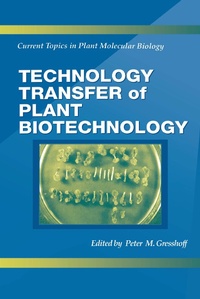 Enlarge image Cover: Technology Transfer of Plant Biotechnology - CRC Press