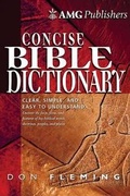 Cover: Amg Concise Bible Dictionary - AMG Publishers
