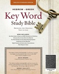 Cover: ESV Hebrew-Greek Key Word Study Bible Black, The - AMG Publishers