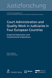 Abbildung von: Court Administration and Quality Work in Judiciaries in Four European Countries - Stämpfli Verlag