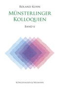 Cover: M&uuml;nsterlinger Kolloquien - K&ouml;nigshausen & Neumann