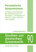 Cover: Parataktische Konjunktionen - Stauffenburg