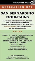 Cover: MAP San Bernardino Mountains - Wilderness Press