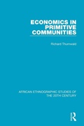 Cover: Economics in Primitive Communities - Routledge