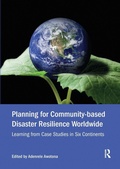 Cover: Planning for Community-based Disaster Resilience Worldwide - Routledge