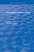 Cover: Lipid Metabolism in Plants - CRC Press