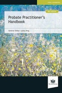Abbildung von: Probate Practitioner's Handbook - The Law Society