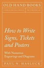 Cover: How to Write Signs, Tickets and Posters - Read Books
