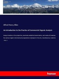 Cover: An Introduction to the Practice of Commercial Organic Analysis - Hansebooks