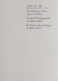 Enlarge image Cover: The Contemporary Archive - A Special Collection - Studien Verlag