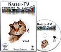 Abbildung von: Katzen-TV - Fernsehen für Fellnasen - Vol. 2 - Der ultimative Katzenspaß! Das Geschenk für Katzen - Video für Katzen - Hawelka, Uwe