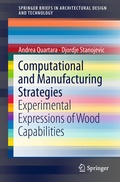 Cover: Computational and Manufacturing Strategies - Springer