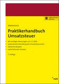 Abbildung von: Praktikerhandbuch Umsatzsteuer - NWB