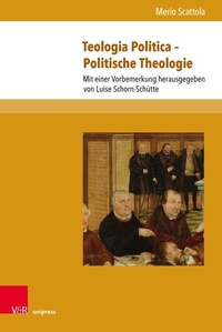 Enlarge image Cover: Teologia Politica - Politische Theologie - V&R unipress