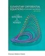 Cover: Elementary Differential Equations with Boundary Value Problems (Classic Version) - Pearson
