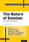 Cover: The Nature of Emotion - Oxford University Press Inc