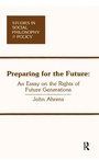 Cover: Preparing for the Future - Transaction Publishers
