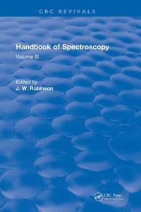 Enlarge image Cover: Handbook of Spectroscopy - CRC Press