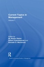 Cover: Current Topics in Management - Routledge
