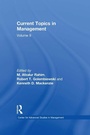 Cover: Current Topics in Management - Routledge