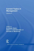 Cover: Current Topics in Management - Routledge