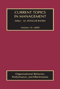 Abbildung von: Current Topics in Management - Routledge
