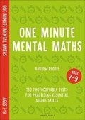 Cover: One Minute Mental Maths for Ages 7-9 - Andrew Brodie Publications