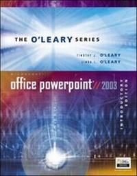 Enlarge image Cover: O'Leary Series: Microsoft PowerPoint 2003 Introductory - McGraw-Hill Professional